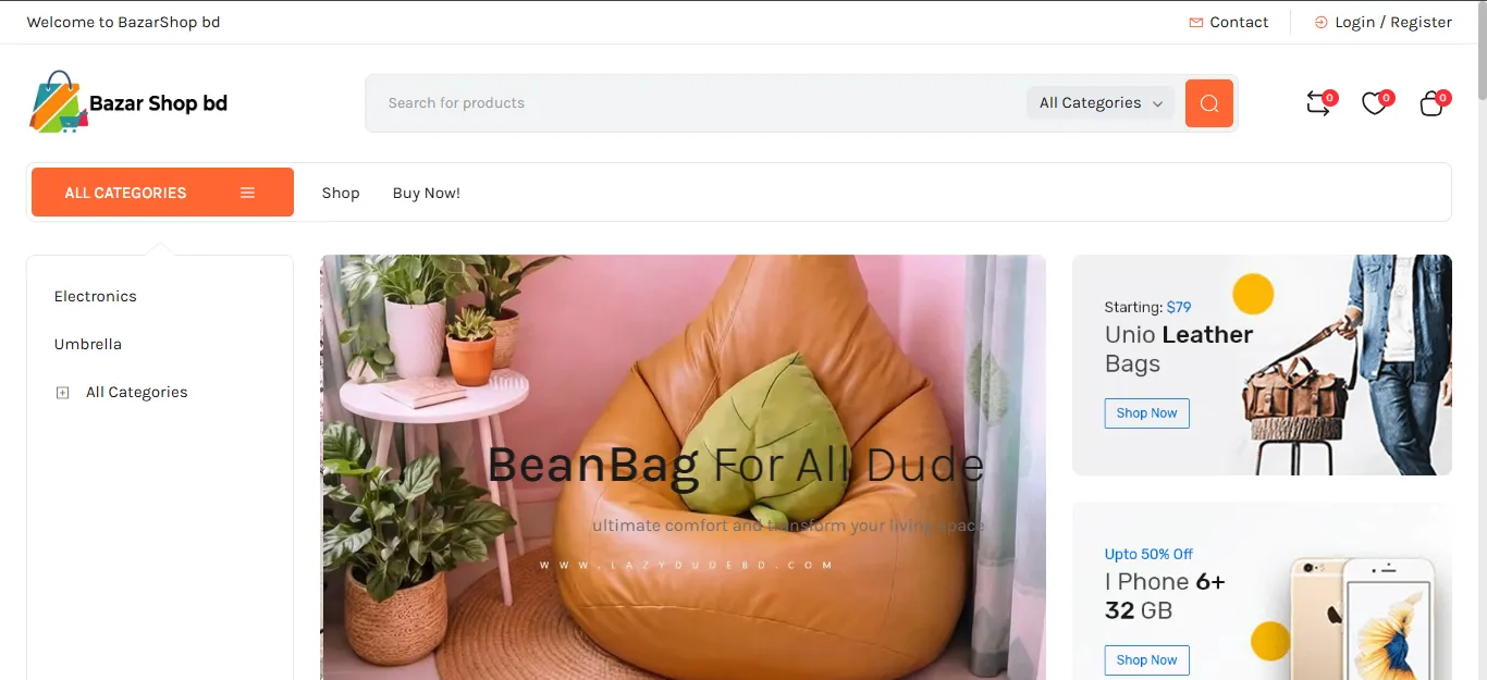 Online Shopping & Product Supply Platform